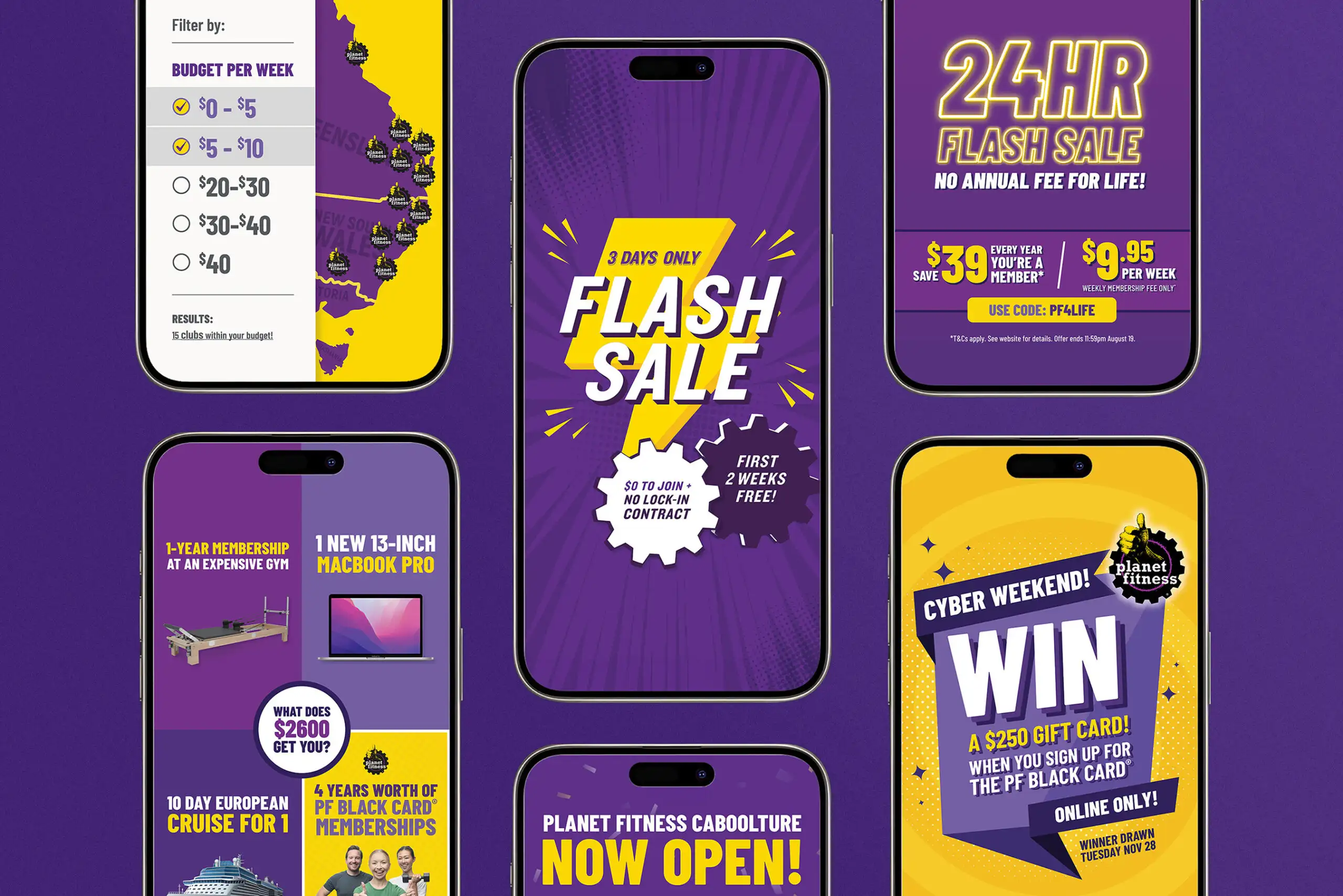 planet fitness flash sale ads