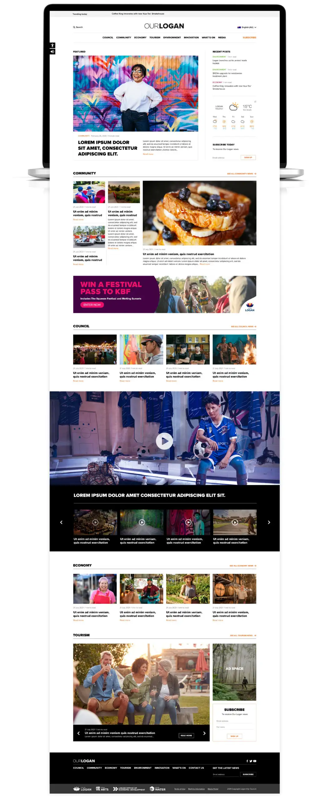 Our Logan - City of Logan Council Website Design