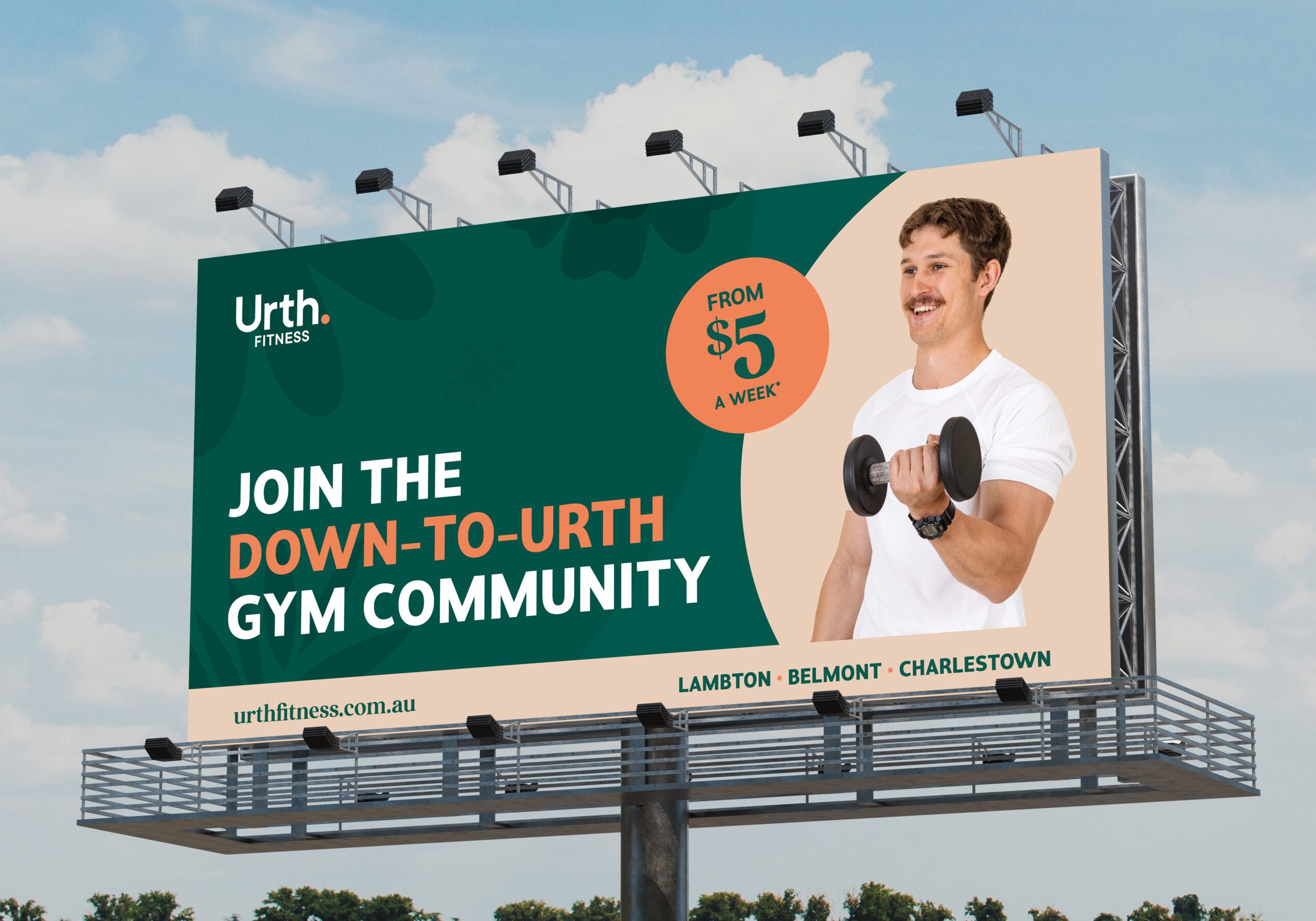 Urth Fitness Billboard Design