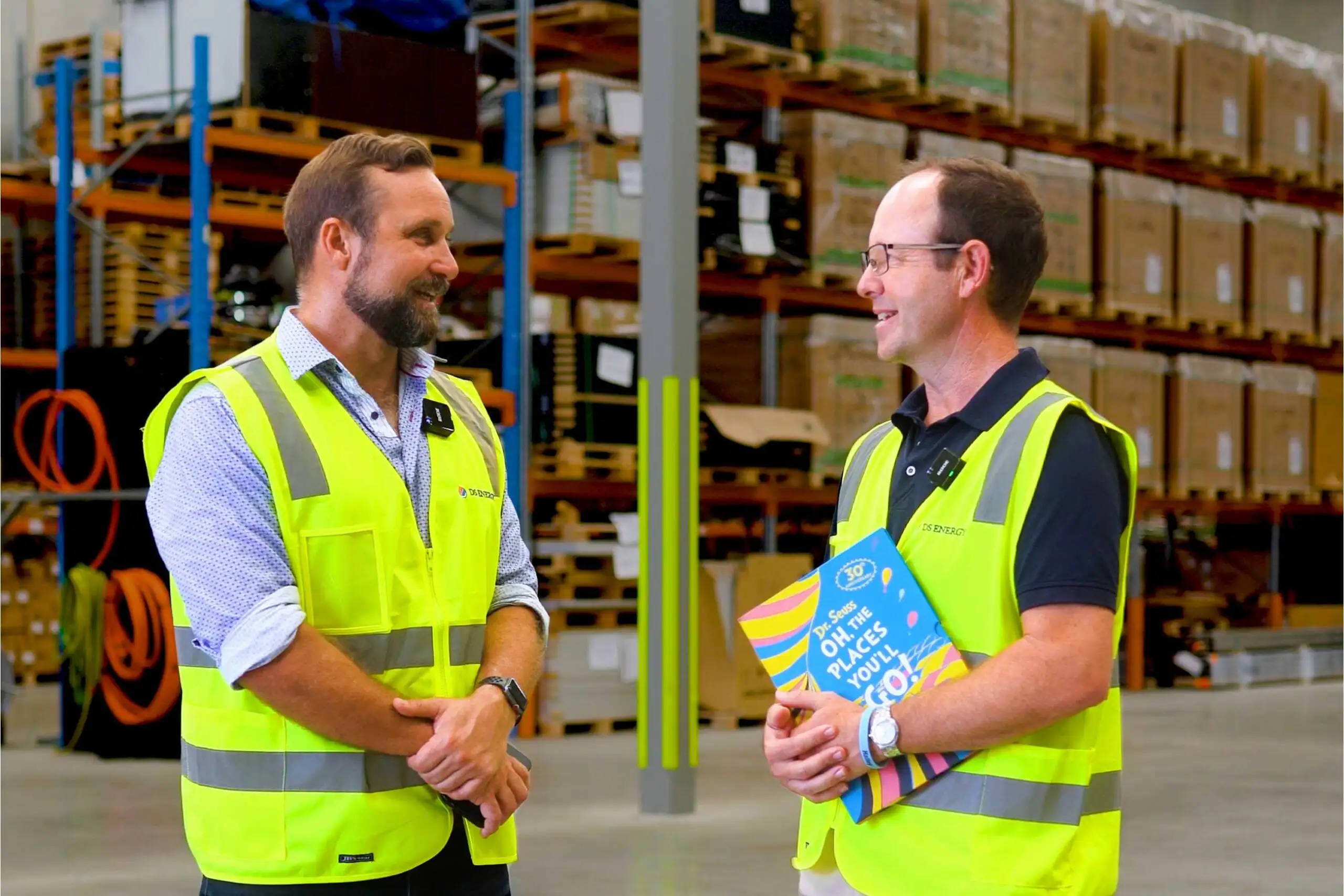 David Muir from DS Energy is being interview by Laurence Wood from Lance Montana for B2B series, Risky Business