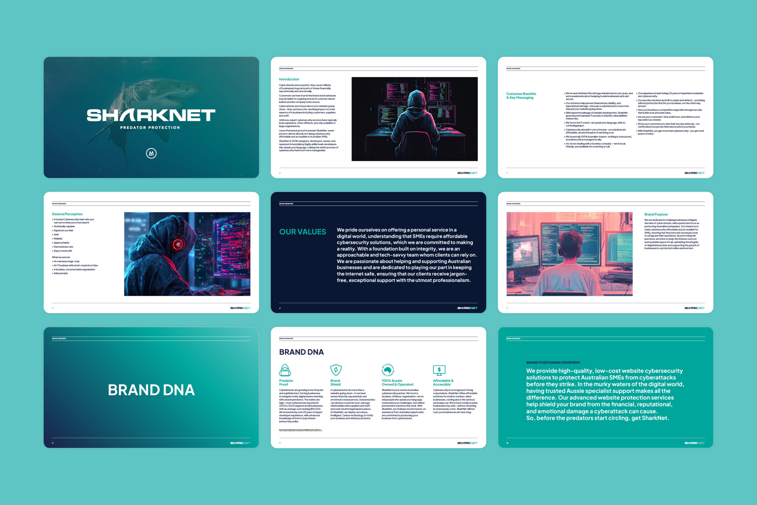 Building a cyber security brand that didn’t feel like an IT business, felt distinctly Australian, and represented protection from predators.